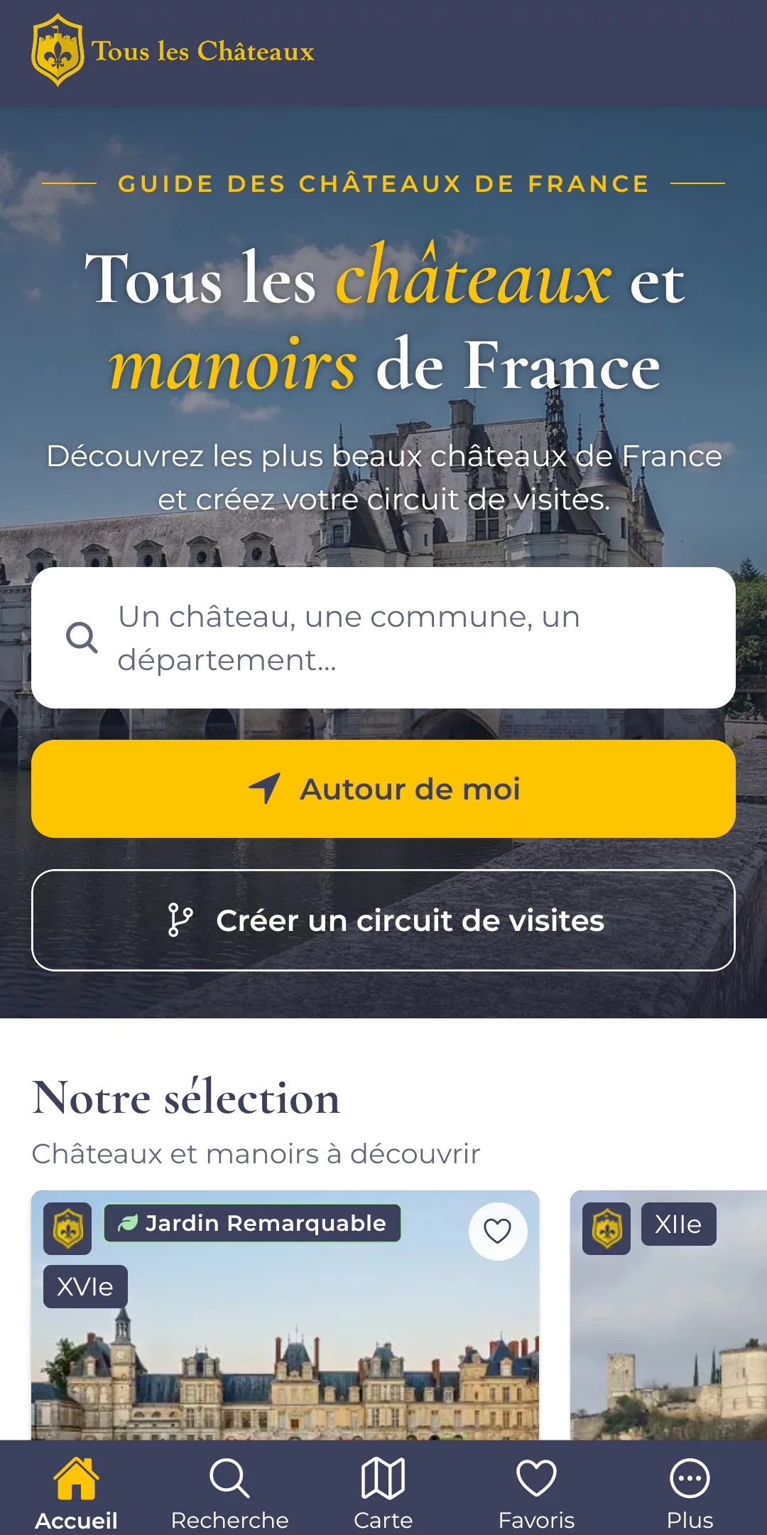 Capture de l'application
