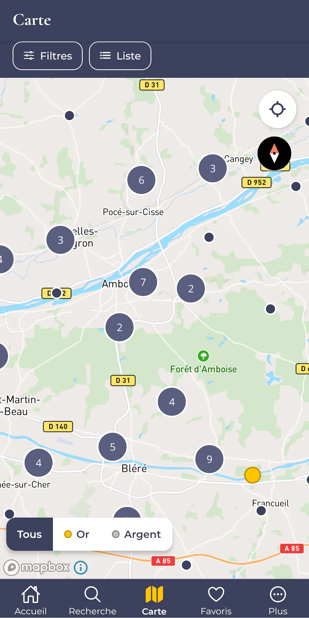 Capture de l'application
