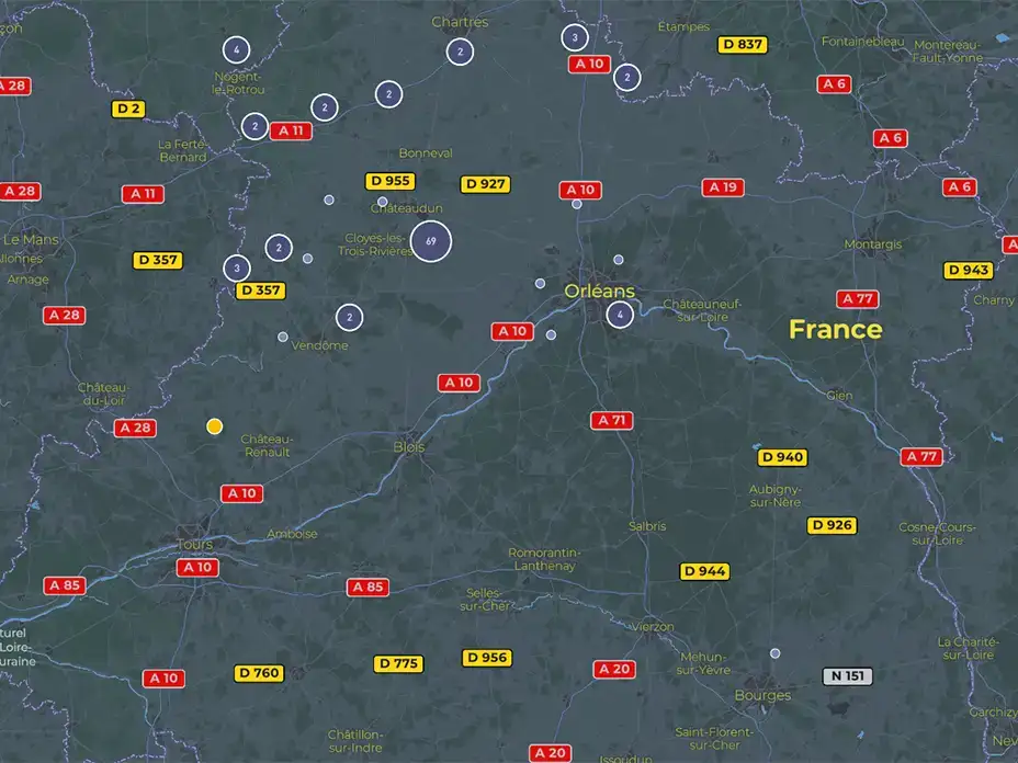 Interactive map