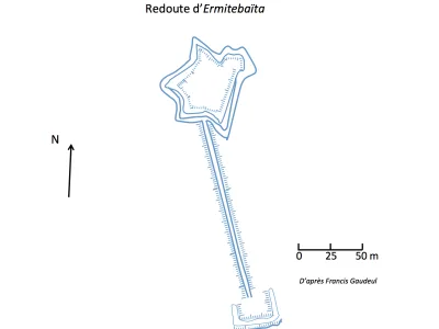 Redoute d'Ermitebaita et son ouvrage avancé